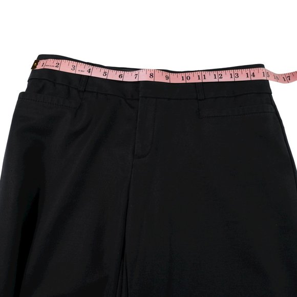 Banana Republic Pants Womens 4 Jackson Fit Wide Leg Black - Picture 8 of 11